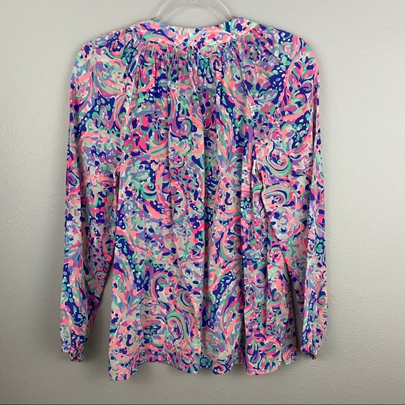 Lilly Pulitzer • Elsa Silk Top - Picture 7 of 7